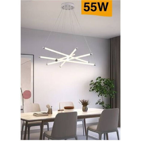 Trade Shop - LED-STAHL MODERN 55W, UM RAGGI LUCE FREDDA NATURAL CALDA A05-O -
