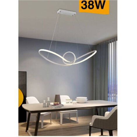 Trade Shop - Led Steel Modern Equipo 38 W Luz 6500k 3000k 4000k A07-b -