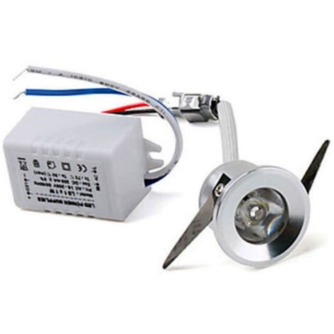 Trade Shop - LED-Strahler 1W 220 Volt verstellbarer Lichtpunkt Einbaustrahler Stufenleuchte Sternenhimmel -
