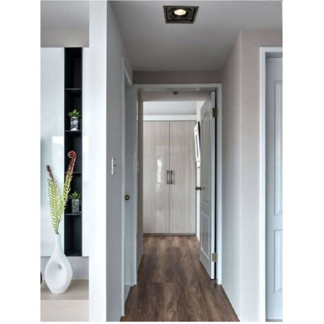 Trade Shop - LED-Strahler AR111 30 Watt schwarz kalt warm naturweiß Licht 2700 lm AR111-01N -