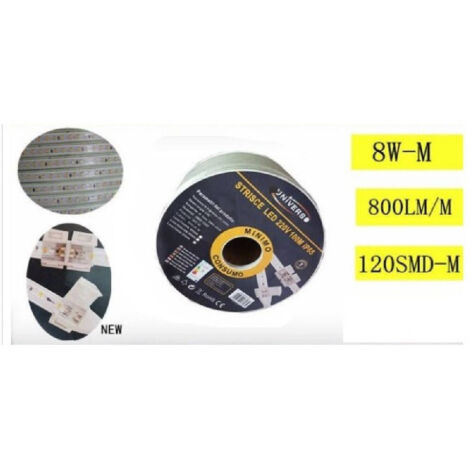 Trade Shop - LED-STREIFEN 2835 120D 9,5 MM 100 MT 220V WARMES KALTES NATÜRLICHES LICHT 2835 SMD -