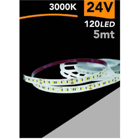 Trade Shop - LED-STREIFEN 2835 STREIFEN 5 MT 24V 120 LED SMD LICHT 3000K 4000K 6500K 2835-24V-5MM -