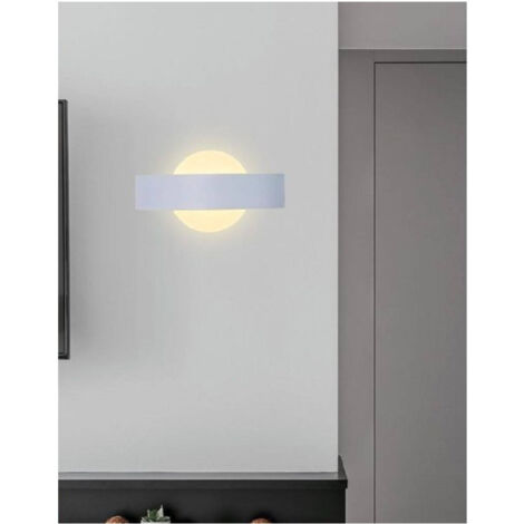 Trade Shop - LED-WANDLAMPE 8W WEISSE LAMPE MIT DOPPELTEM EMISSIONSLICHT 6500K 3000K 4000 E17 -