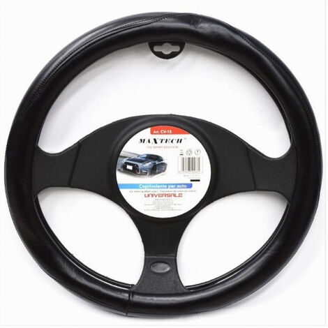 Trade Shop - Lenkradbezug Auto Lenkradbezug Universal 38cm Schwarz CV-13 -