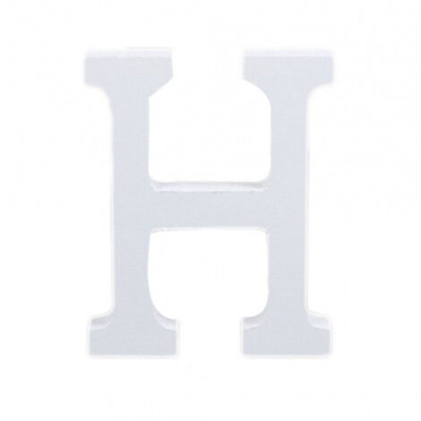 Trade Shop - LETTERA H LEGNO BIANCO -