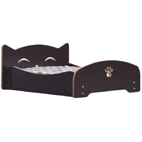 Trade Shop - Letto Per Gatti Cani Animali Piccola Media Taglia In Legno Universale 68x55x23cm -