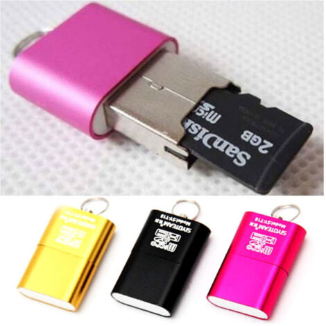 TRADE SHOP - Lettore Di Memoria Memory Card Reader Usb 2.0 T-flash Adattatore Per Pc Notebook -