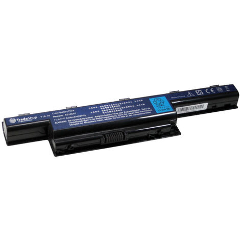 TRADE SHOP Trade-Shop Li-Ion Laptop Akku 4400mAh für PACKARD BELL EasyNote TS13 TS44 TSX66 LS-11 LS-13 NS-11 NS-44 NS-85 TS-11 TS-13 TS-44 TSX-66 TK-85 TK-87 NM85 NM86 NM87 NM88 NM89 NM98 NM-85