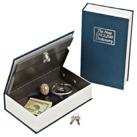 Trade Shop - Libro Escondedero Caja Fuerte Dinero Falsa -