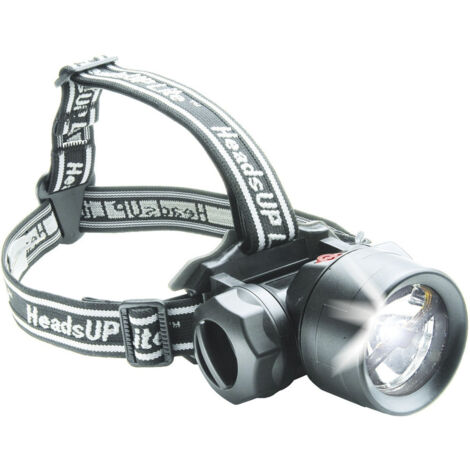 Trade Shop - Linterna Frontal 6 Leds Pesca Cuevas Haz De Luz Impermeable -