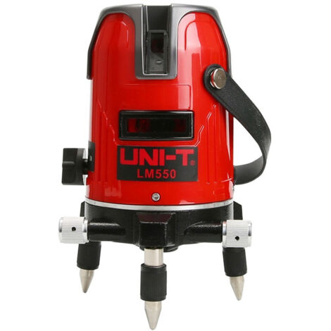 TRADE SHOP - Livella Laser Autolivellante 360º Rotazione Bolla Digitale 5 Linee Traccialinee -