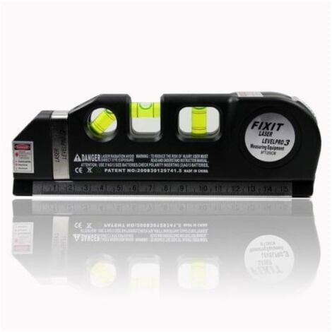 TOPWAY Livella Laser Multiuso, 2,5m Righello Nastro Standard e Metrica,  Livello Laser Misura Bolla Livella Strumento di Misurazione Laser 311507 :  : Fai da te