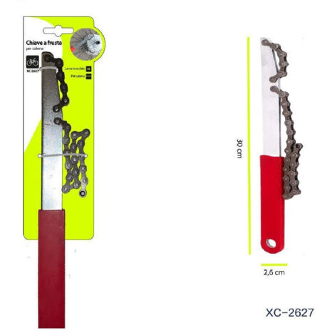 Trade Shop - Llave Látigo Para La Herramienta De Reparación De Bicicletas De Rueda Dentada De Cadena Xc2627 -