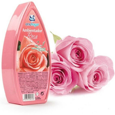 Trade Shop - Lote De 12 Desodorantes De Ambiente En Gel Que Absorben El Olor Fragancia Rosa -