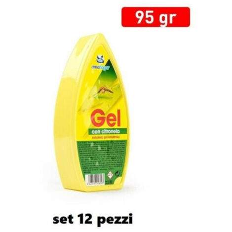 Trade Shop - Lote De 12 Desodorantes En Gel Con Fragancia De Citronela 95 Gr. -