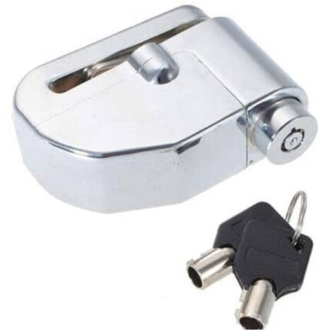 TRADE SHOP - Lucchetto Blocca Disco Per Moto Con Allarme Sirena Antifurto Lk-03 Cw564 -