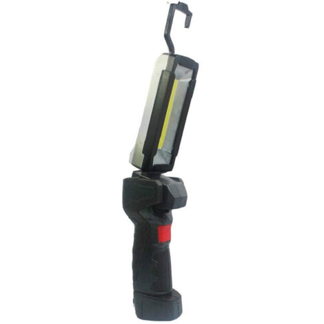 Trade Shop - Luce Lavoro Led Ricaricabile Usb Torcia Attacco Magnetico 5 Modalità Antiscivolo -