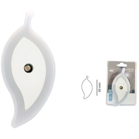 TRADE SHOP - Luce Notturna A Led Forma Foglia Luce Bianca Lampada Per Camera Corridoio Dt2194 -