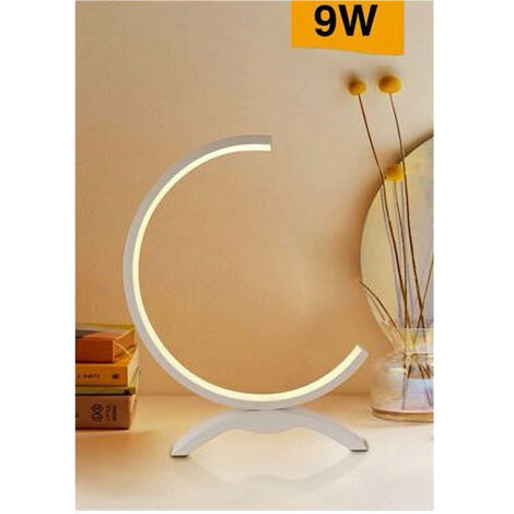 Trade Shop - LUME LED 9W TISCHLAMPE STILISIERTER LAMPENSCHIRM WEISSES LICHT 3000K 6500K 4000K D30 -