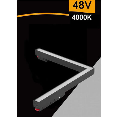 Trade Shop - Luz De La Esquina Led 24 W Recíned Para La Luz Magnética De 48v 3000k 4000k Mg-06 -
