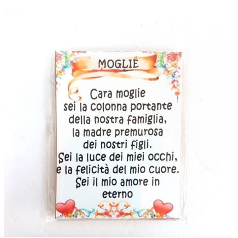 Trade Shop - MAGNET RECHTECKIG MAGNET GESCHENKIDEE PHRASEN FRAU WIDMUNG -