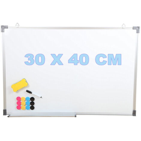 Trade Shop - MAGNETISCHE ARBEIT MIT STRUKTUR 30 X 40 CM + 3 PENNARELLI + 12 MAGNETI -