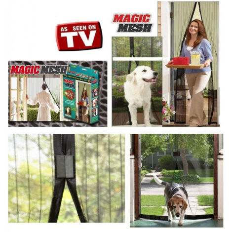 Trade Shop - MAGNETISCHE ZANZARIERA MIT MOSCHE ZANZARE CASA 2 X 1 MT -