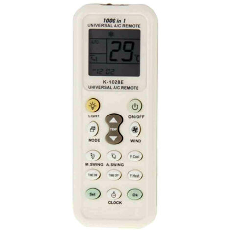 Trade Shop - Mando A Distancia Universal Aire Acondicionado Aire Acondicionado K-1028e -