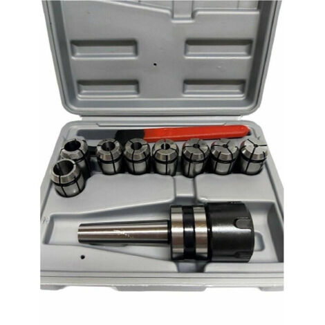 TRADE SHOP - Mandrino Portapinze Tornio Fresatrice Cm4 Con 8 Porta Pinze M10 Mt4 -