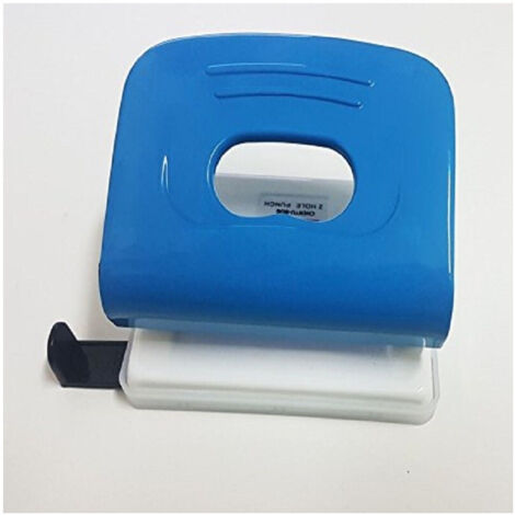 Trade Shop - Máquina De Perforación Portátil Para Papel Para Papel 2 Hábiles 16 Hojas De Capacidad -