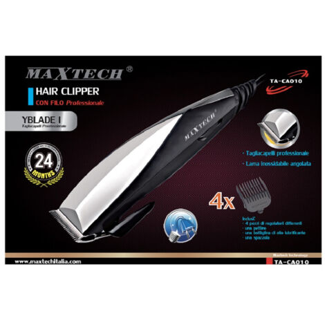 Trade Shop - Maquinilla De Afeitado Profesional Ajustable Para Hombre Maxtech Ta-ca010 -