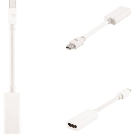 Trade Shop - Maxtech Mini Display Port Hdmi Convertier Hdtv Adapter Para Mac Cmd-hdmi -