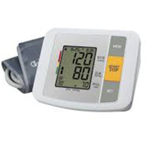 Trade Shop - Medidor De Presión Automático De La Presión Del Brazo Digital Esfigmomanómetro -
