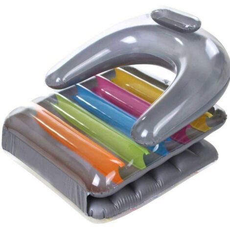 Trade Shop - MEHRFARBIG AUFBLASBARE MATRATZE 198X84CM FÜR MEER POOL FALTEN -