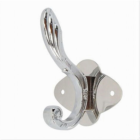 Trade Shop - MEHRZWECK-KLEIDERBÜGELFLÜGEL MIT 1 HAKEN IN POLIERTER CHROMAUSFÜHRUNG 52171 -