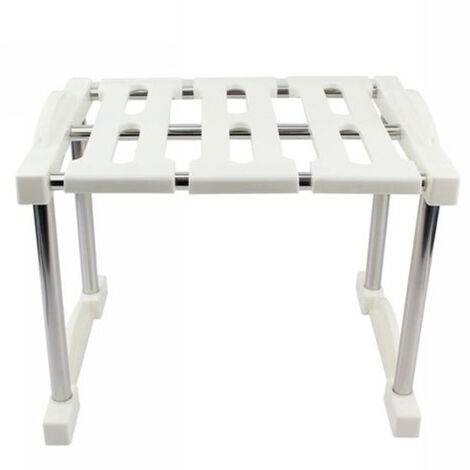 Trade Shop - Mensola Sovrapponibile Salvaspazio Impilabile Organizer Cucina Armadio Mobili 27 -