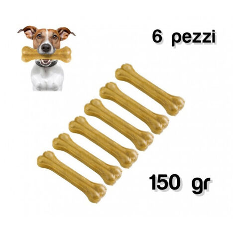 Trade Shop - Merienda Deliciosa 6 Piezas Perros Pequeños / Tamaño Medio Antiestrés Hueso -