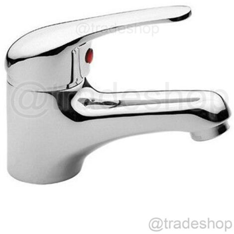 Trade Shop - Mezclador Cromado Home Lavabo De Baño Completo Con Kit De Montaje 1021-2 -