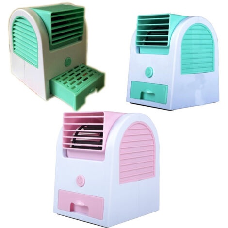 Trade Shop - Mini Aire Acondicionado Ventilador Usb Pilas Aire Helado -