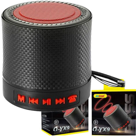Trade Shop - Mini Altoparlante Wireless Ricaricabile Usb Con Connessione Bluetooth V5.0 Q-yx9 -
