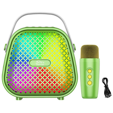 TRADE SHOP - Mini Cassa Speacker Bluetooth Con Microfono Senza Fili A Batteria Ricaricabile -