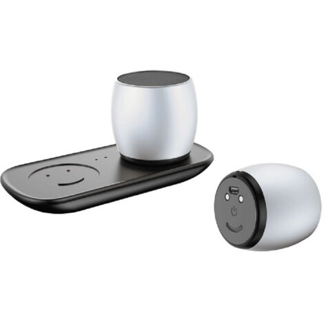 Trade Shop - MINI-KABELLOSER, WIEDERAUFLADBARER BLUETOOTH-LAUTSPRECHER, 3 WATT, 4 STUNDEN AKKULAUFZEIT, Q1 -