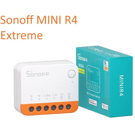 Trade Shop - Mini R4 Extreme Wifi Smart Compatibile Controllo App Alexa Google Home Sonoff -