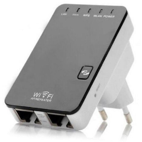 TRADE SHOP - Mini Router Wireless N Funzione Wps Access Point E Ripetitore Wifi 300 Mbps -