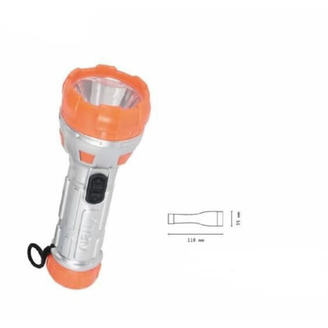 TRADE SHOP - Mini Torcia Luce Led Tascabile Portatile Resistente Per Campeggio Casa Dt-2136 -