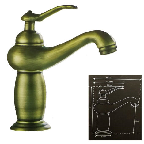 TRADE SHOP - Miscelatore Bidet 52393 Ottone Lavello Lavabo Lavandino Monocomando Rubinetteria -