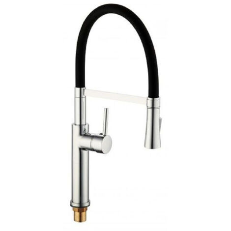 TRADE SHOP - Miscelatore Rubinetto Lavello Cucina Getto Per Lavabo Design Con Doccetta 59660 -