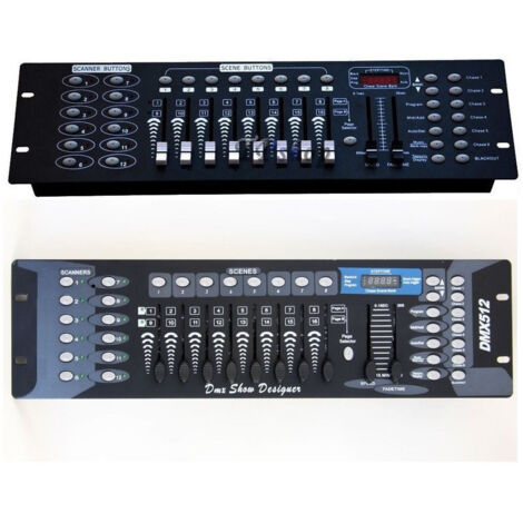 TRADE SHOP - Mixer Centralina Luci Dmx Controller Fari Par Led Teste Mobili Strobo 192 Ch -