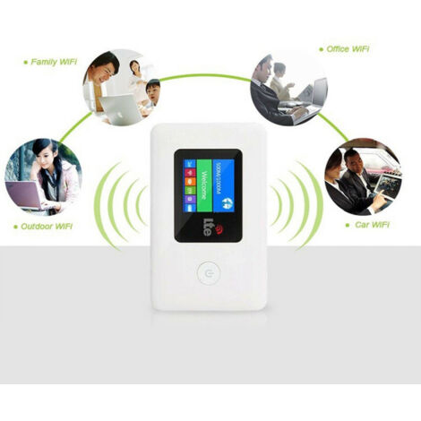 Trade Shop - MODEM 4G WI-FI LTEE TRAGBARER ROUTER 150MBPS HOTSPOT UNIVERSAL -