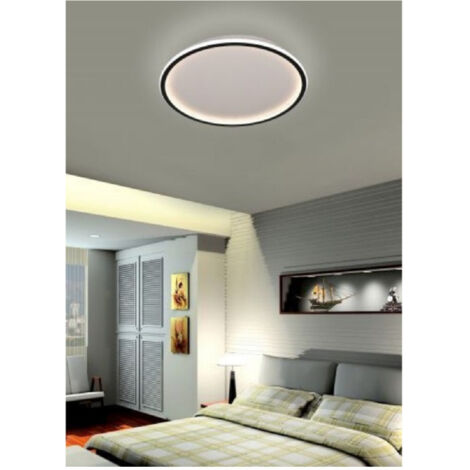 Trade Shop - MODERNE LED DECKENLEUCHTE RUND 43WATT KALTLICHT NATÜRLICH WARM C13 -